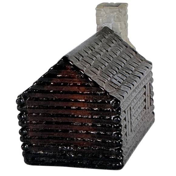 Vintage Avon Log Cabin Empty Wild Country Aftershave Glass Bottle Collectible - Picture 9 of 16